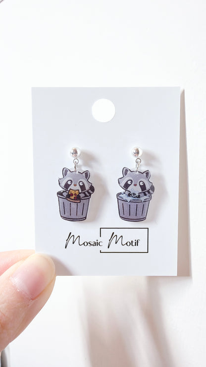 Animals dangle earrings
