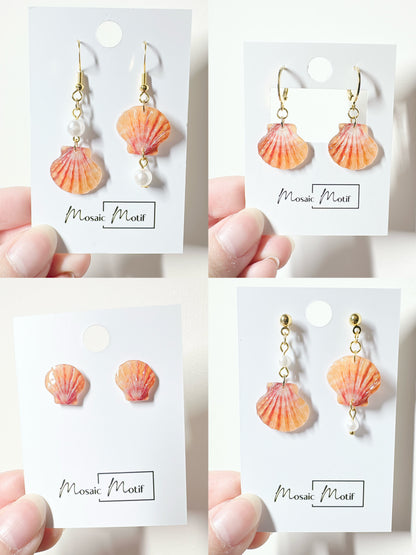 Sunrise Shell earrings (multiple styles)
