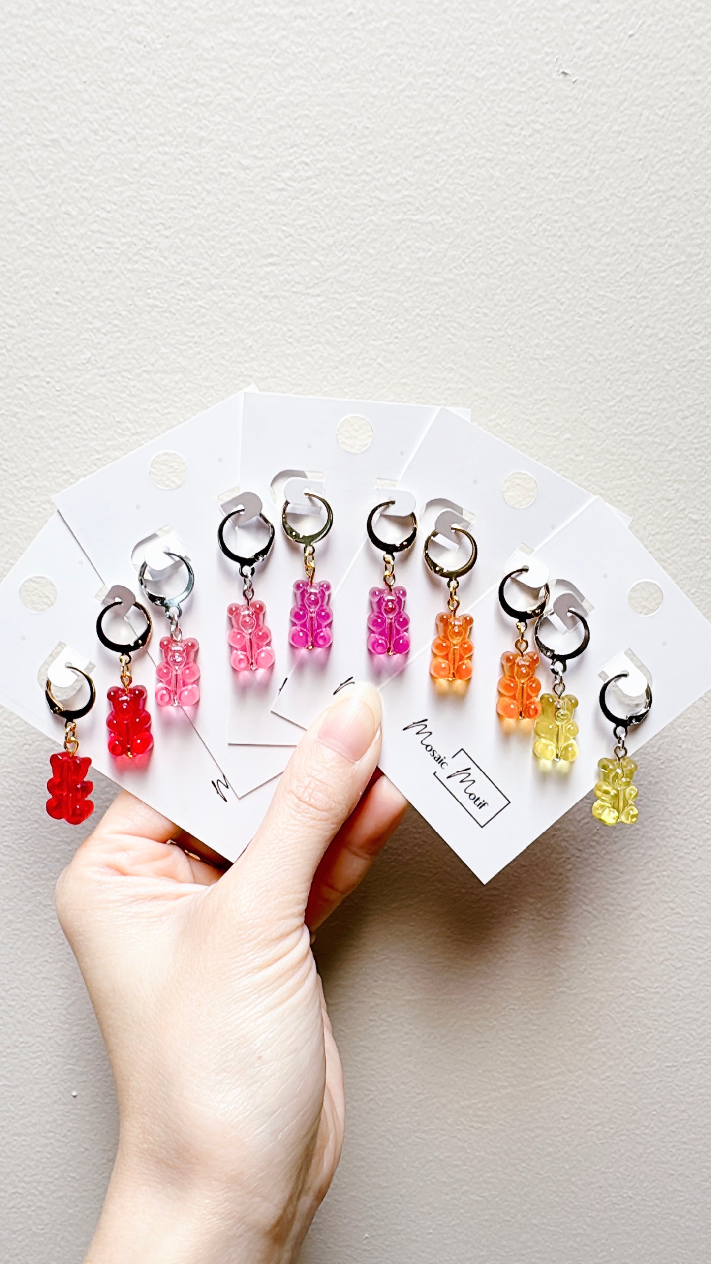 Gummy Bear dangle earrings (multiple designs)