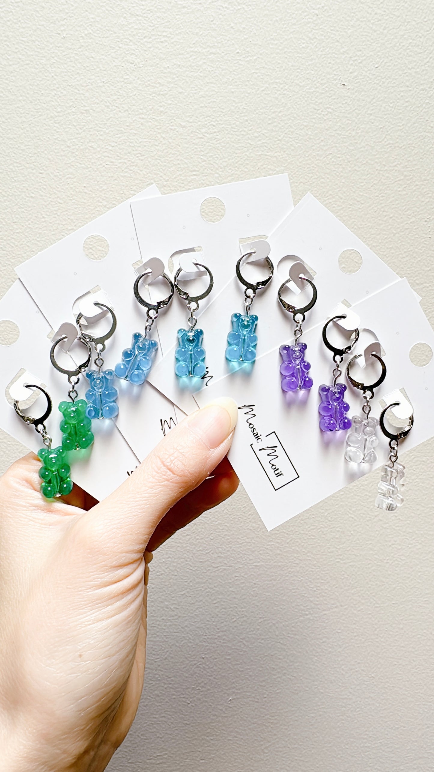 Gummy Bear dangle earrings (multiple designs)