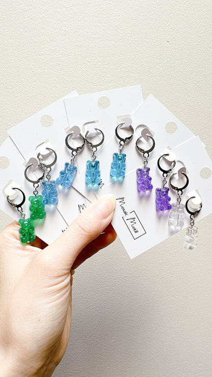Gummy Bear dangle earrings (multiple designs)
