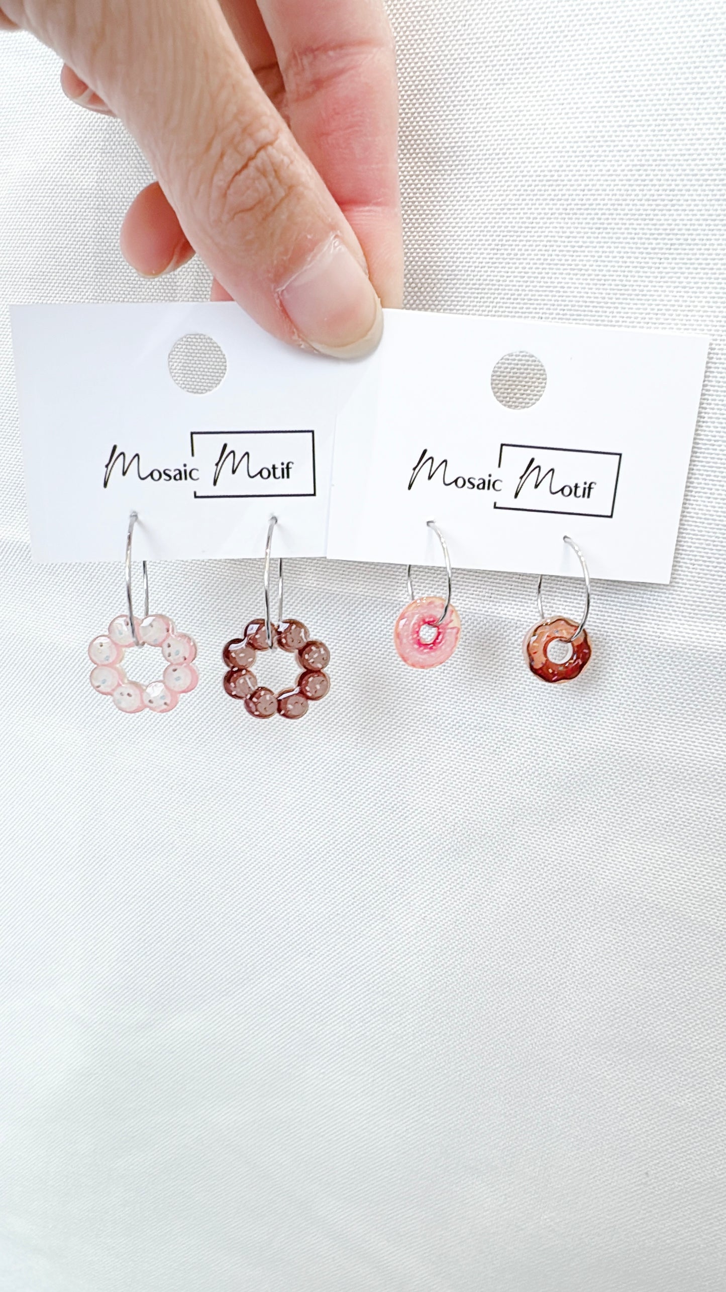 Donut earrings (multiple styles)