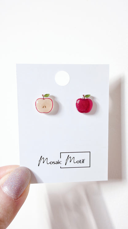 Fruit stud earrings (multiple styles)