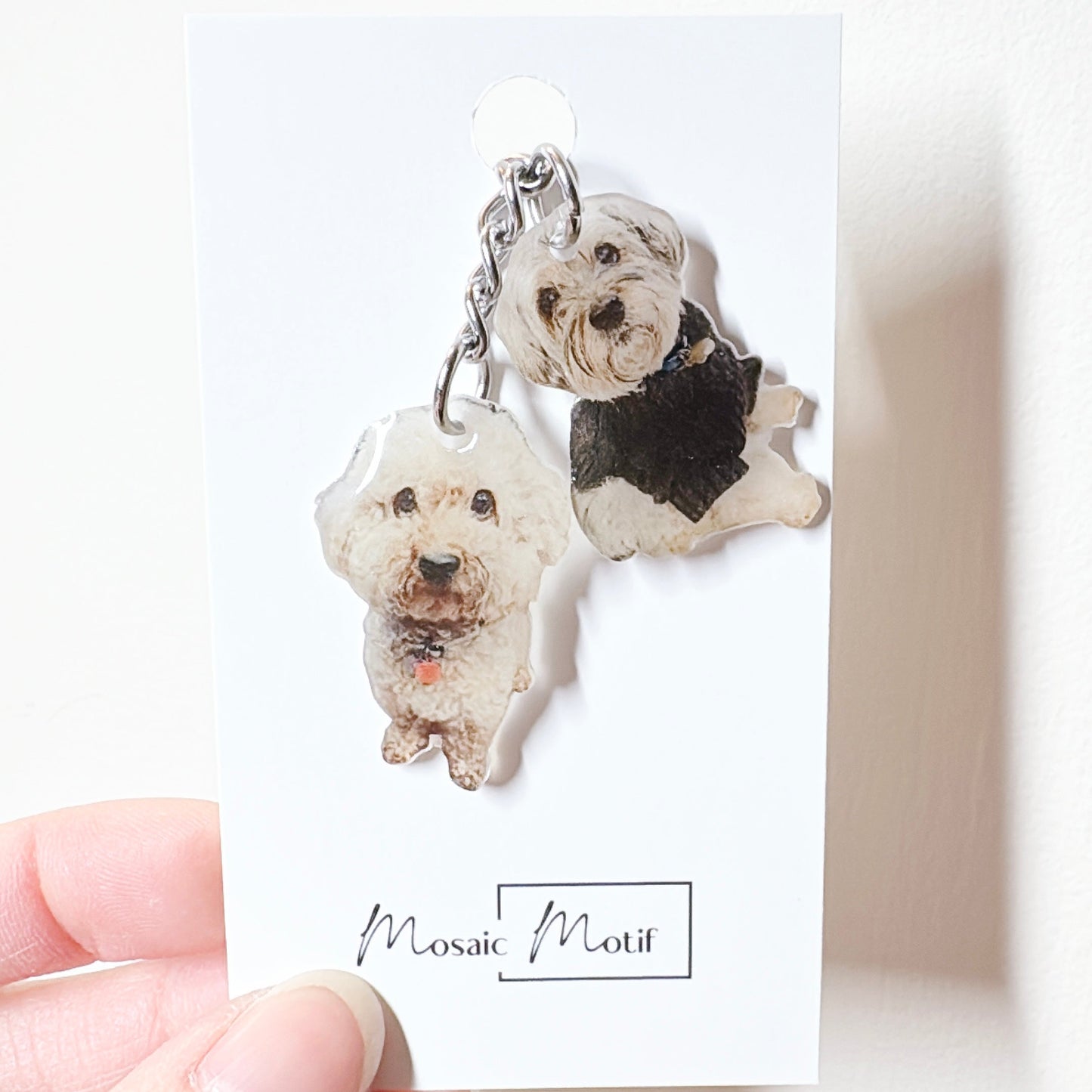 (🐾) Custom Pet Portrait - Keychain