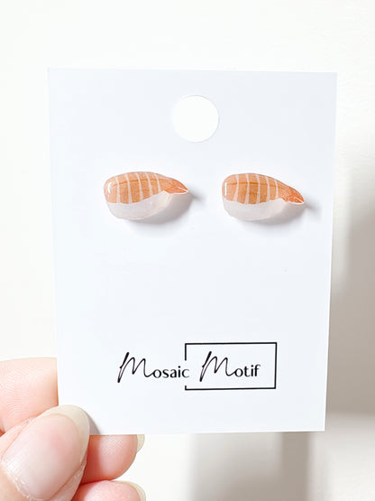 Sushi earrings stud earrings