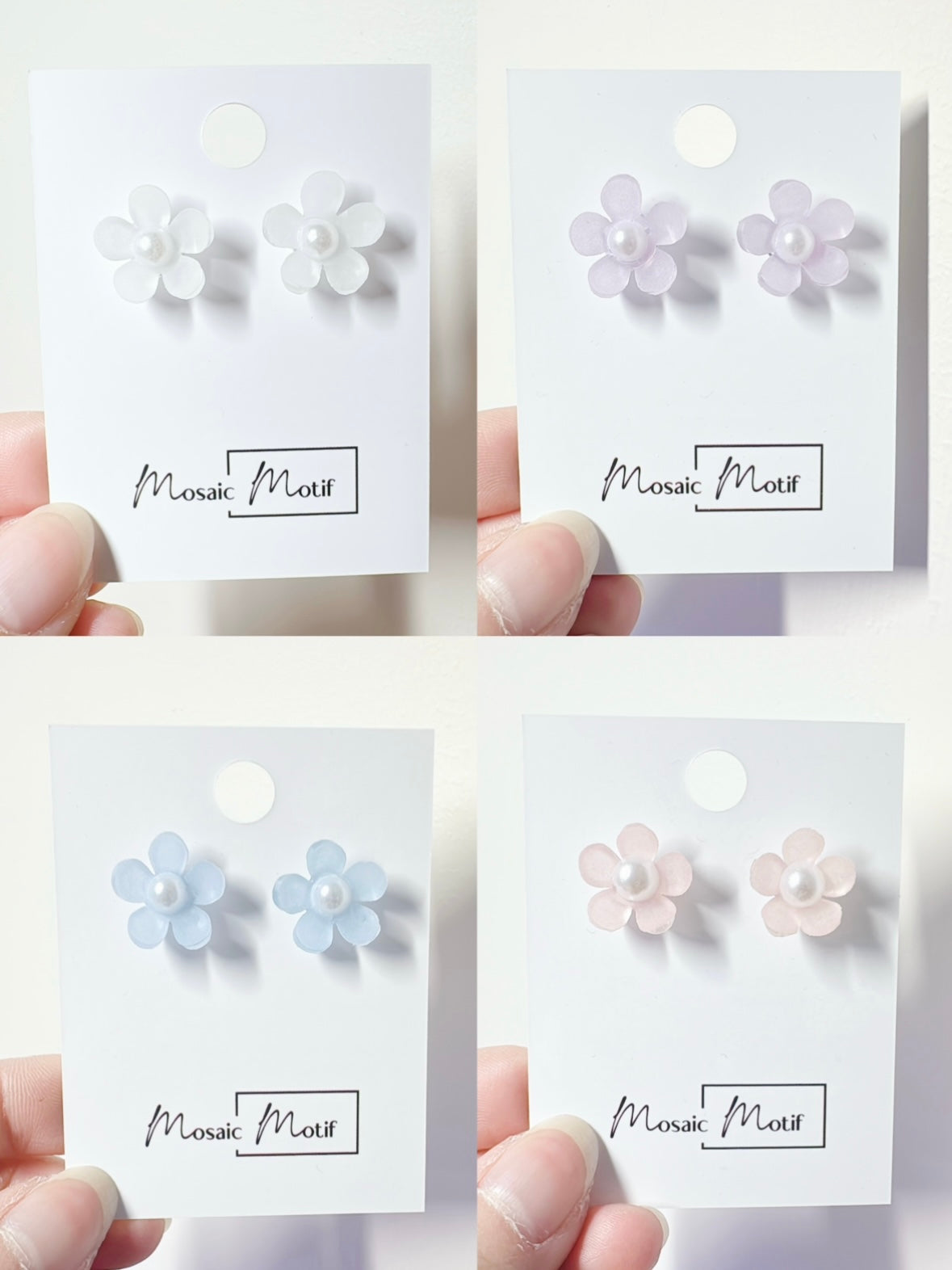 Floral 3D stud - Mini Daisy