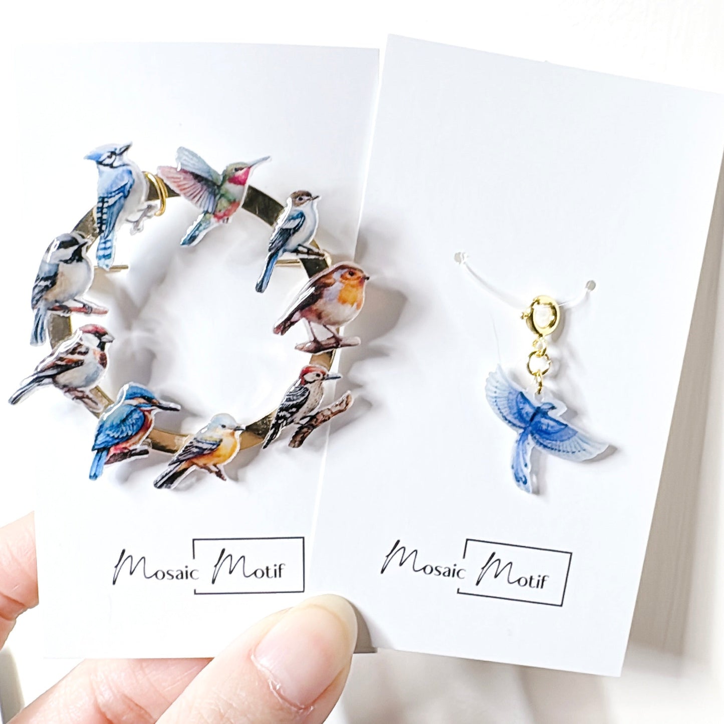 Bird Brooch (two styles)