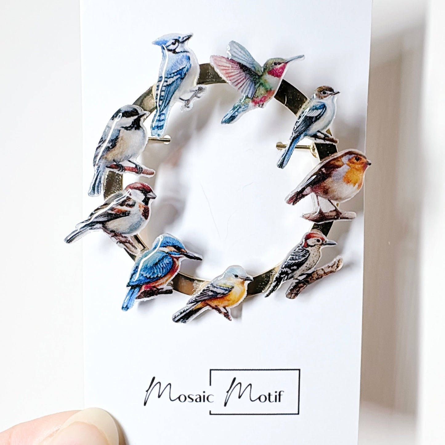 Bird Brooch (two styles)