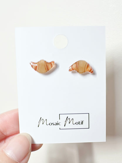 Pastry stud earrings