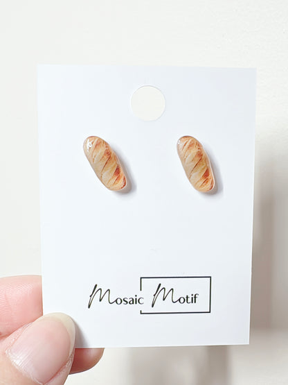 Pastry stud earrings