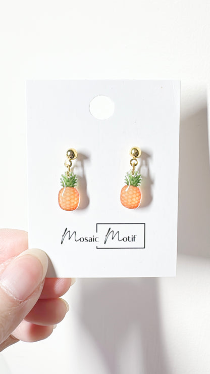 Fruit dangle earrings (multiple styles)