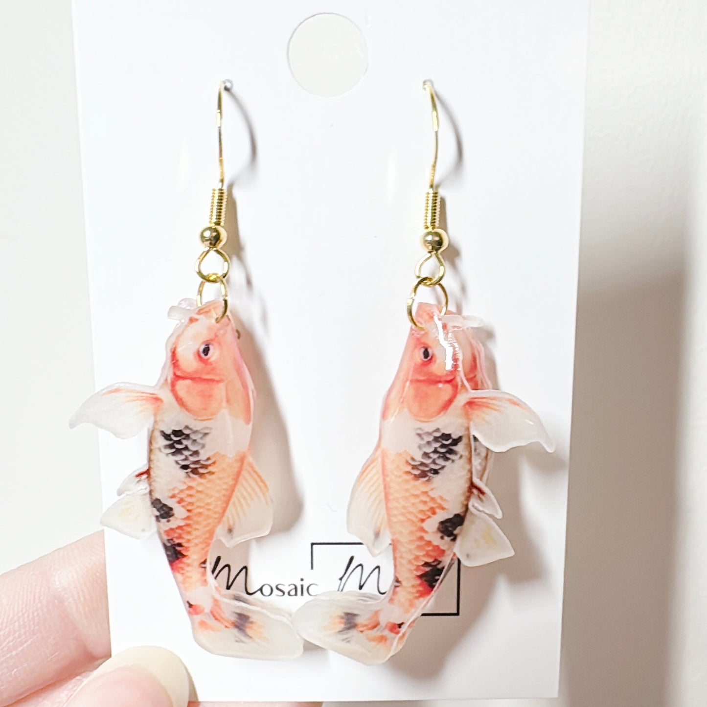 CNY - Koi 3D dangle earrings