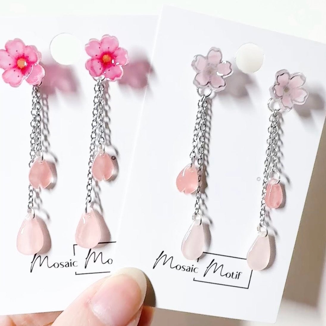 *Cherry Blossom 2in1 dangle (multiple colours)