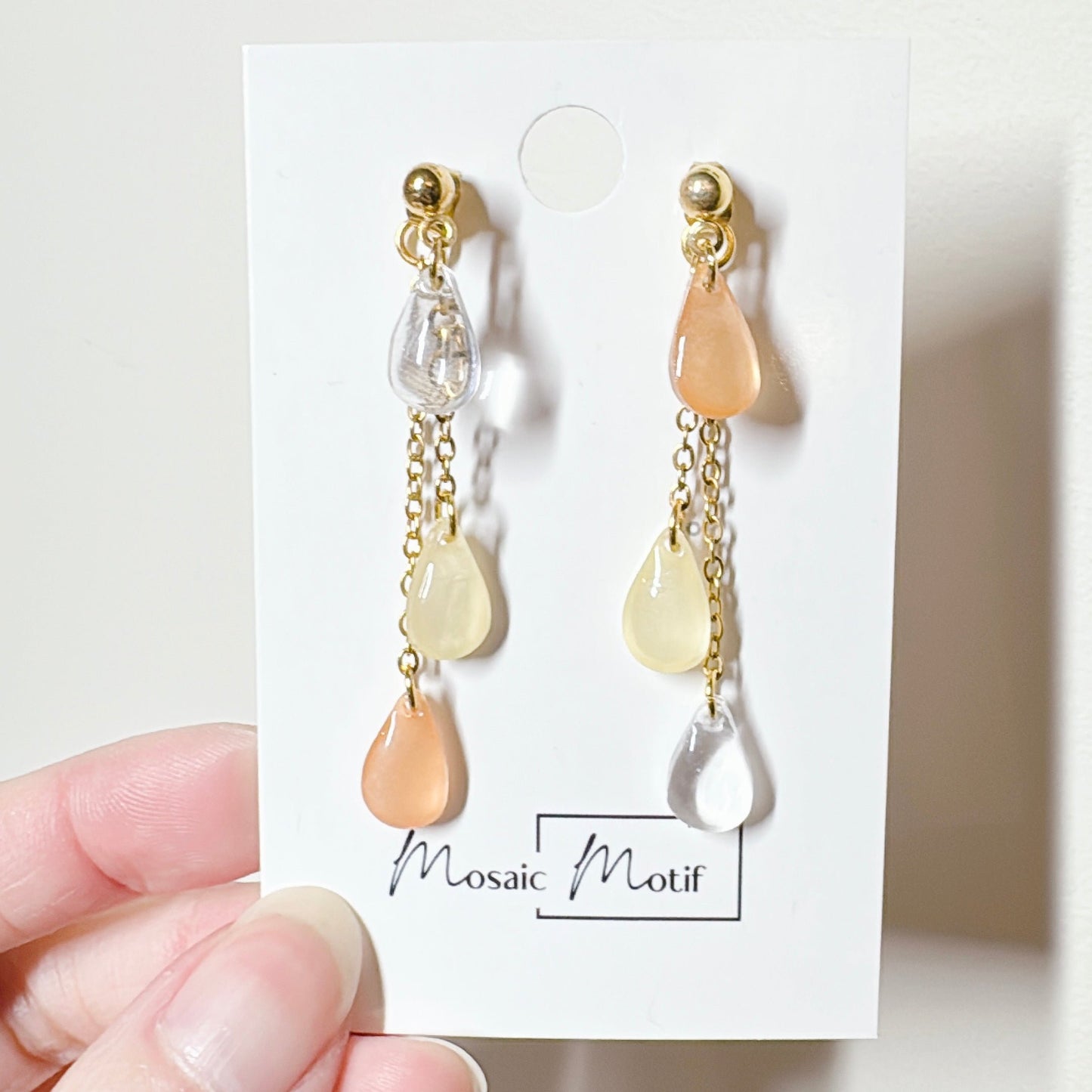 Waterdrop 2in1 dangle (multiple colour)