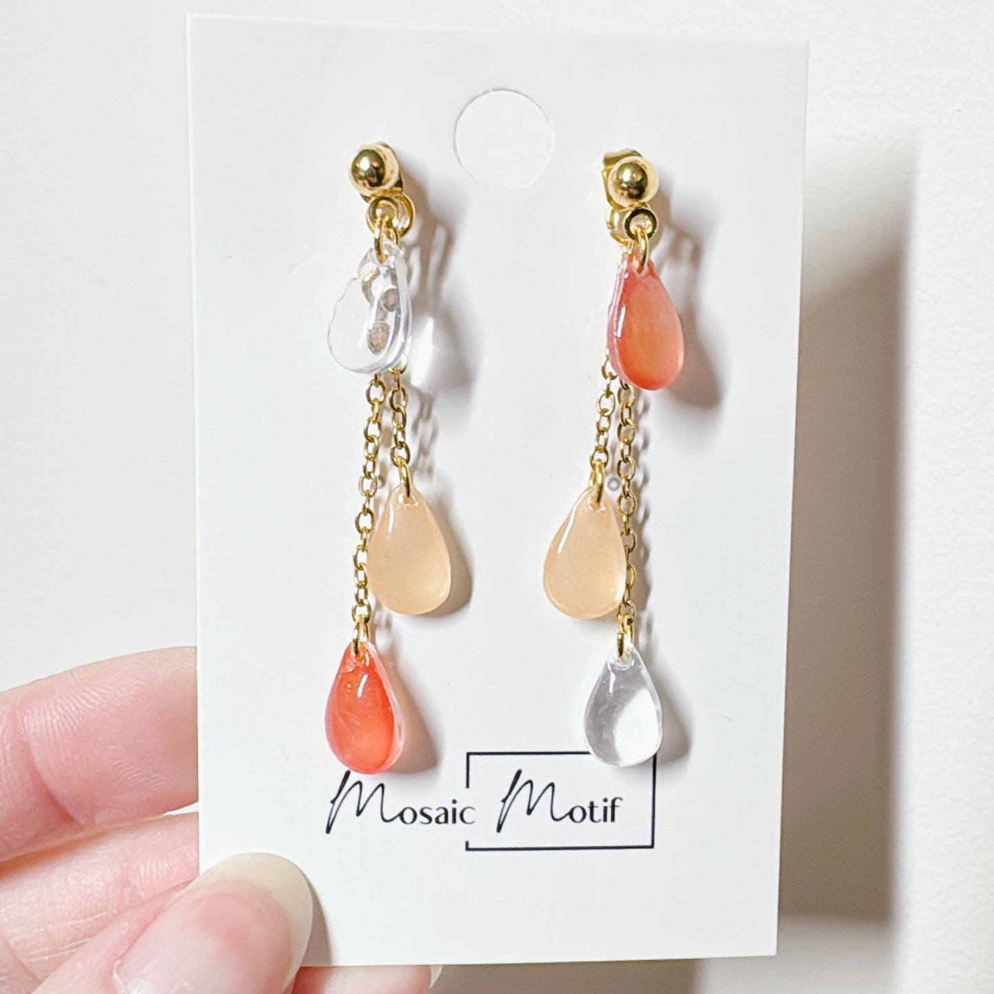 Waterdrop 2in1 dangle (multiple colour)
