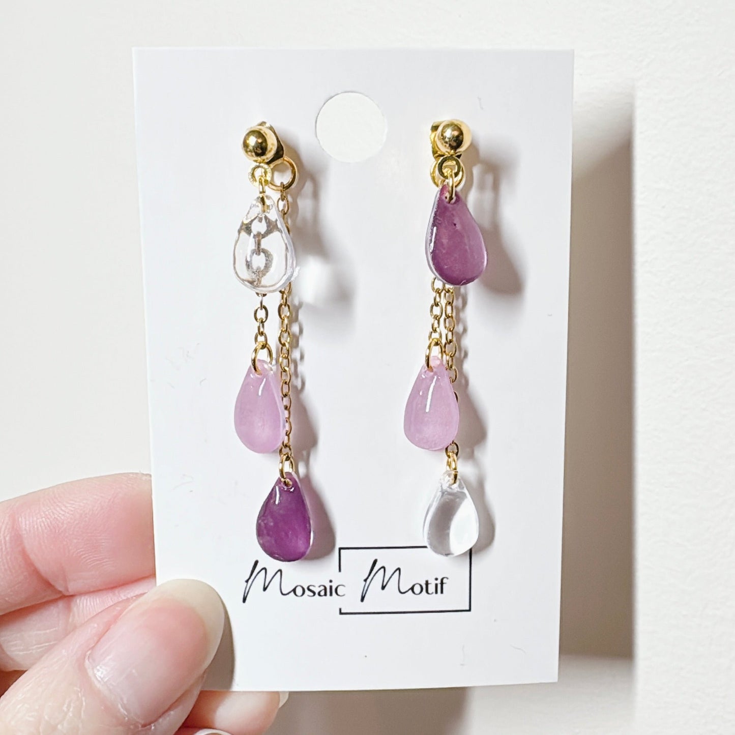 Waterdrop 2in1 dangle (multiple colour)