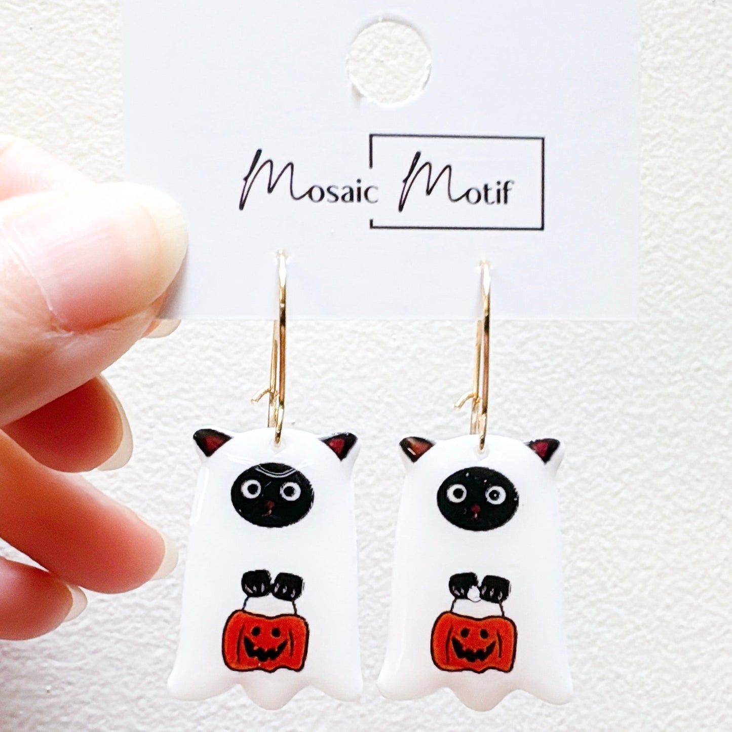 (🎃) Halloween cat hoop (Black cat boo)