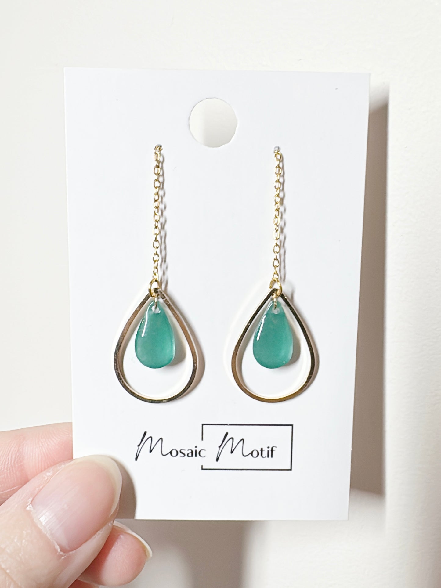 Waterdrop thread dangle (multiple colours)