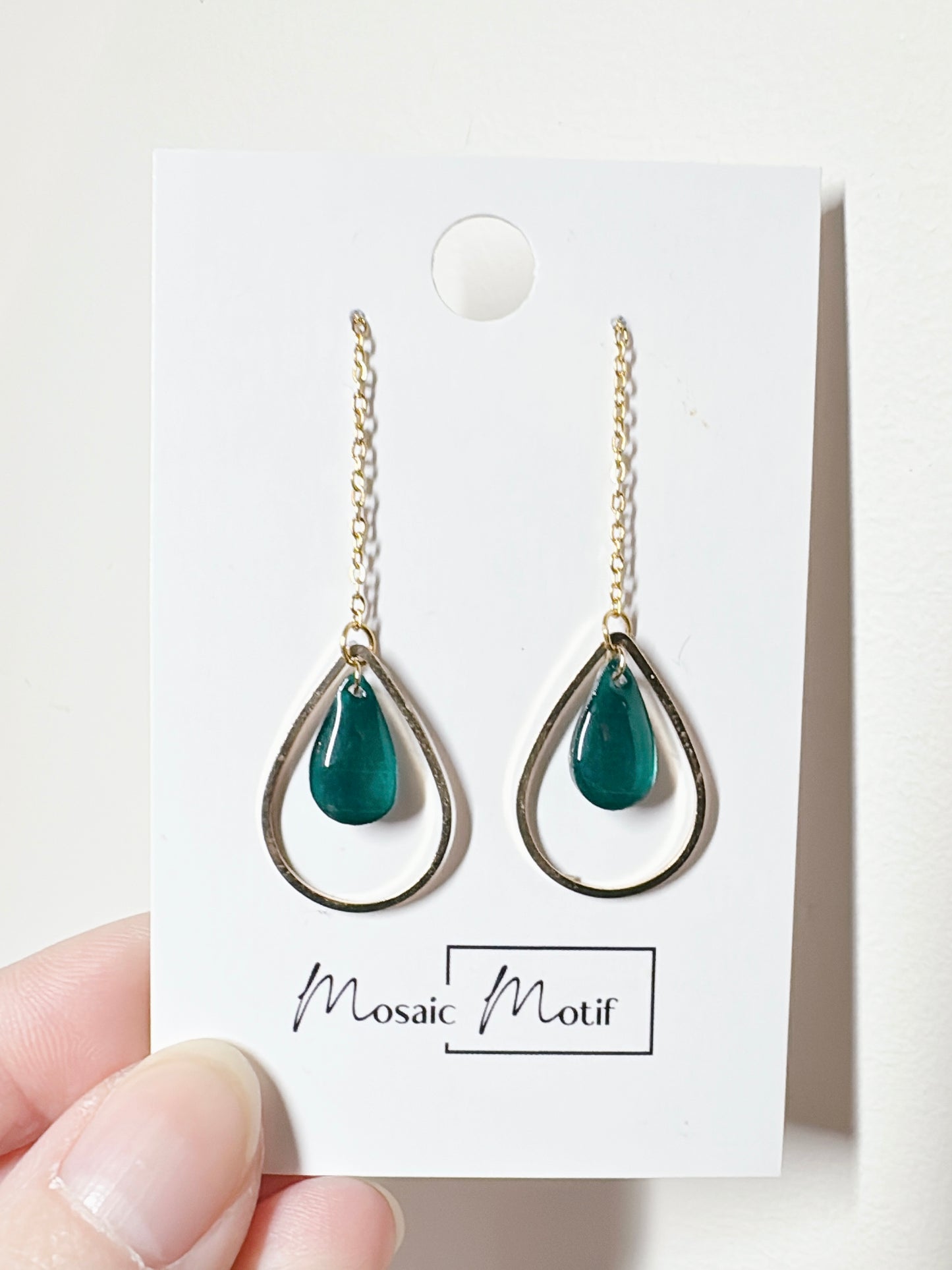 Waterdrop thread dangle (multiple colours)