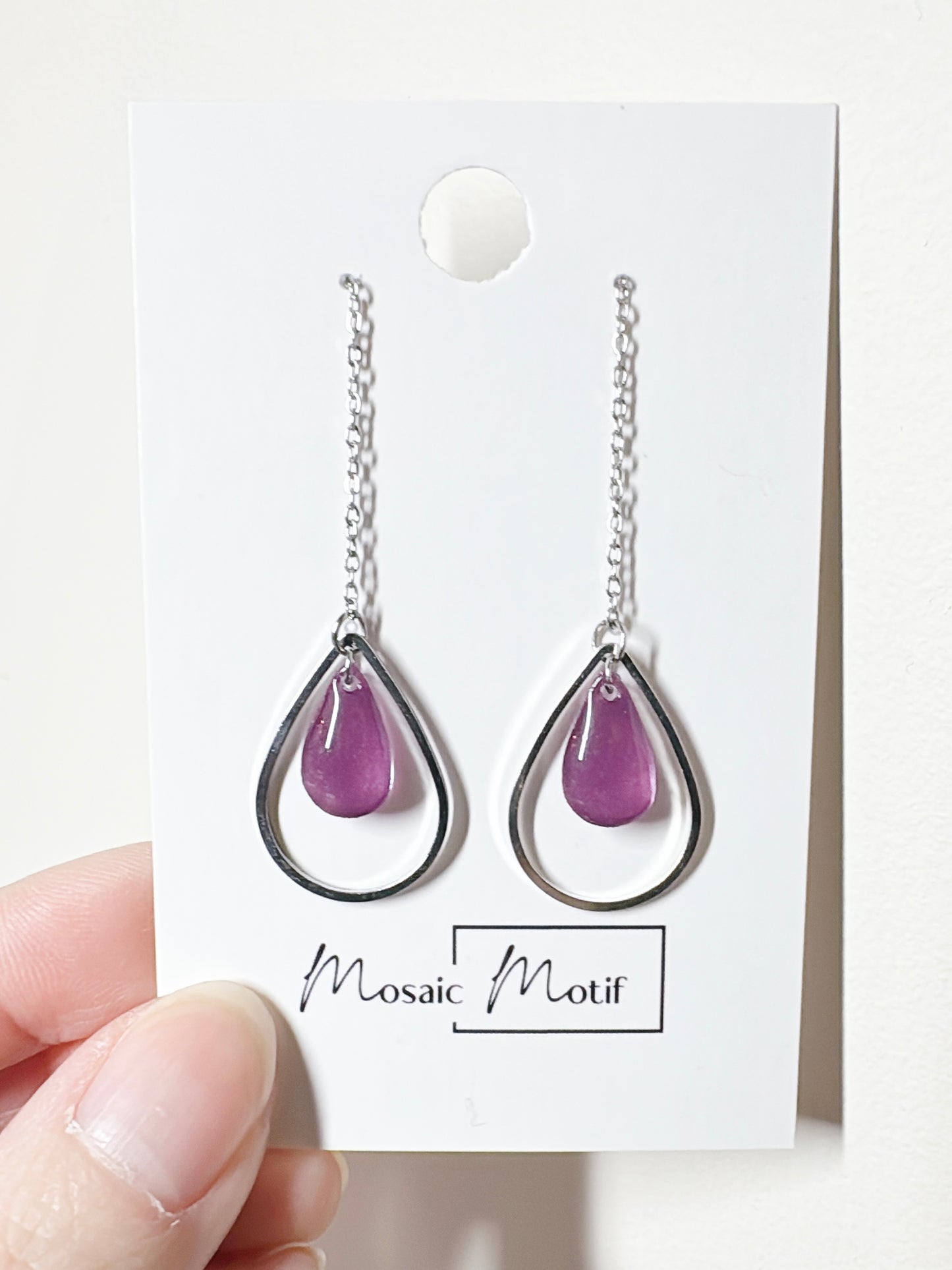 Waterdrop thread dangle (multiple colours)
