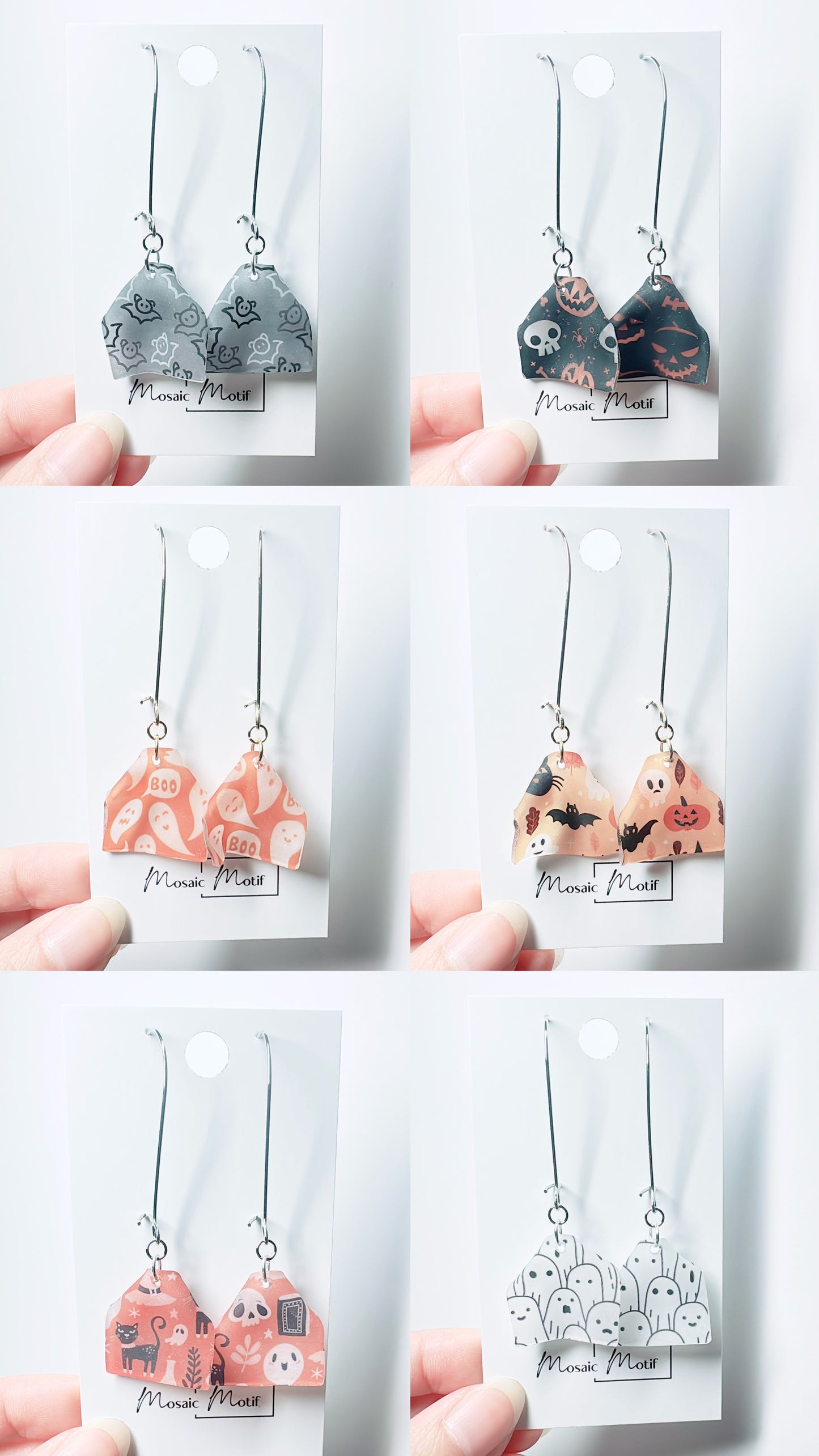 Halloween dangle earrings - Handkerchief (multiple styles)