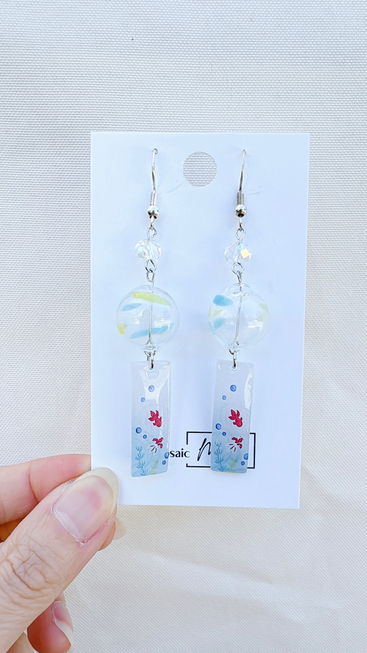WIndbell dangle earrings
