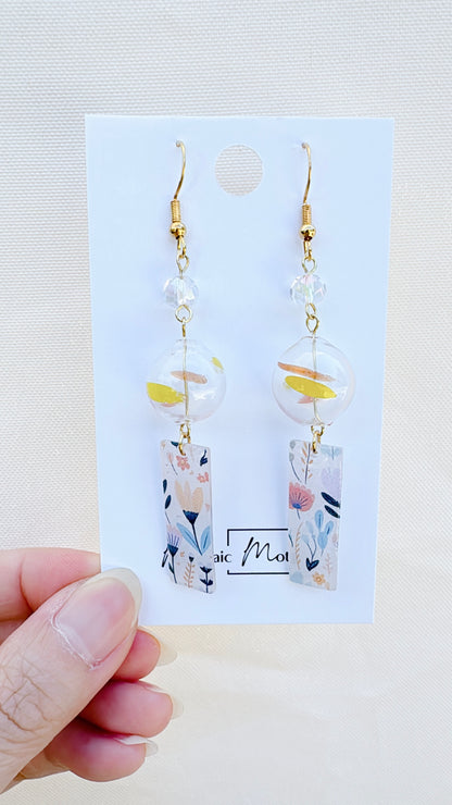 WIndbell dangle earrings