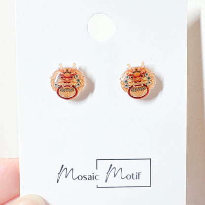 CNY - Kirin stud earrings