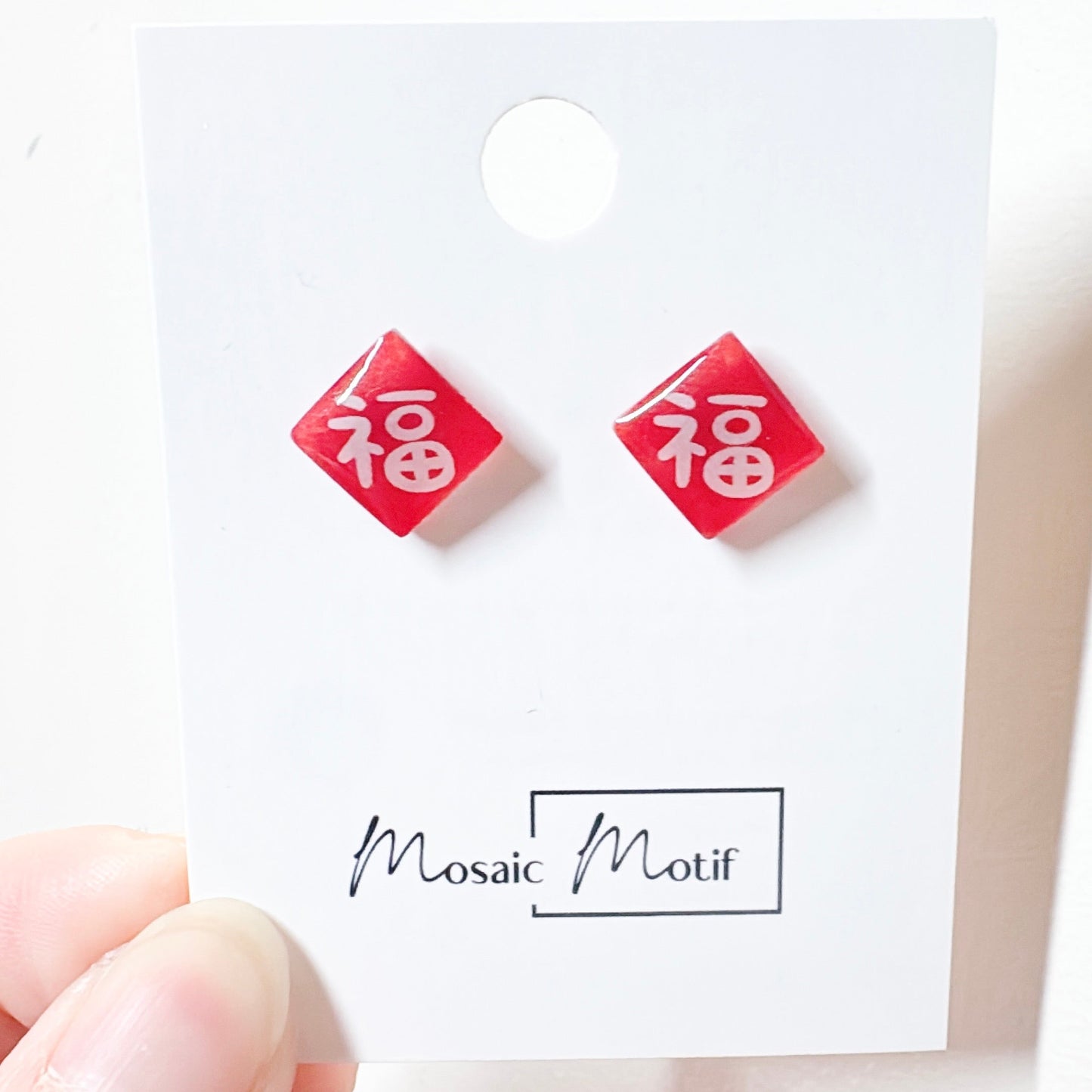 CNY - Fortune stud earrings