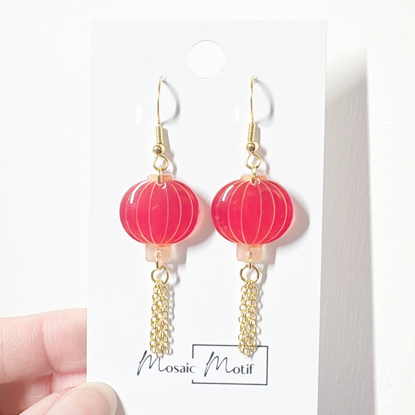 CNY - Lantern dangle earrings