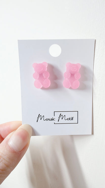 Gummy Bear stud earrings (multiple designs)