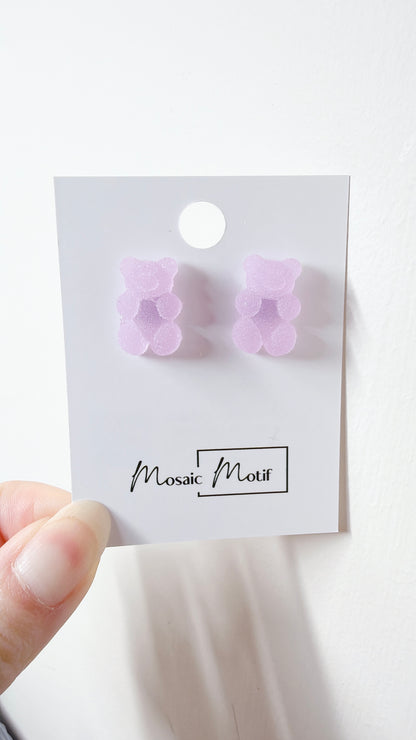 Gummy Bear stud earrings (multiple designs)