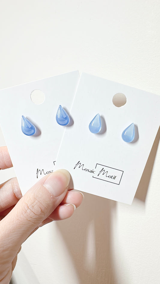 Waterdrop earrings stud