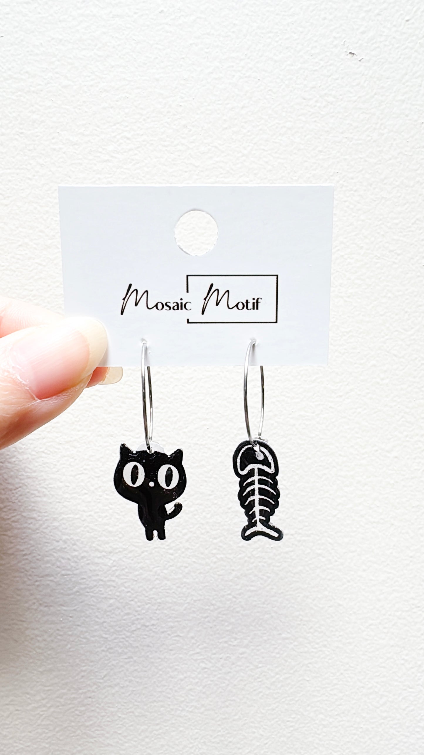 Halloween hoop earrings - Cat & Bone