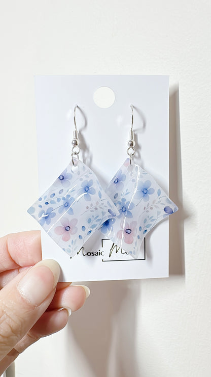 Handkerchief dangle earrings (Summer)