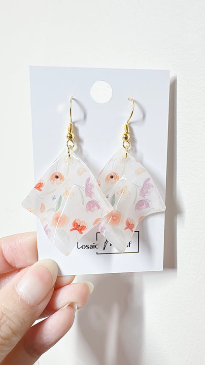 Handkerchief dangle earrings (Summer)