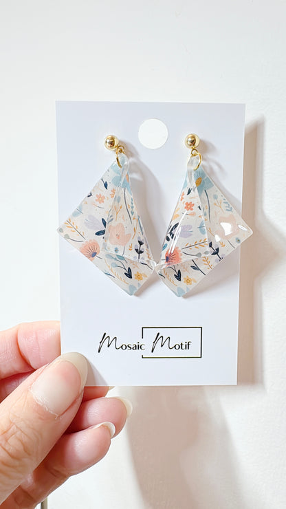 Handkerchief dangle earrings (Summer)