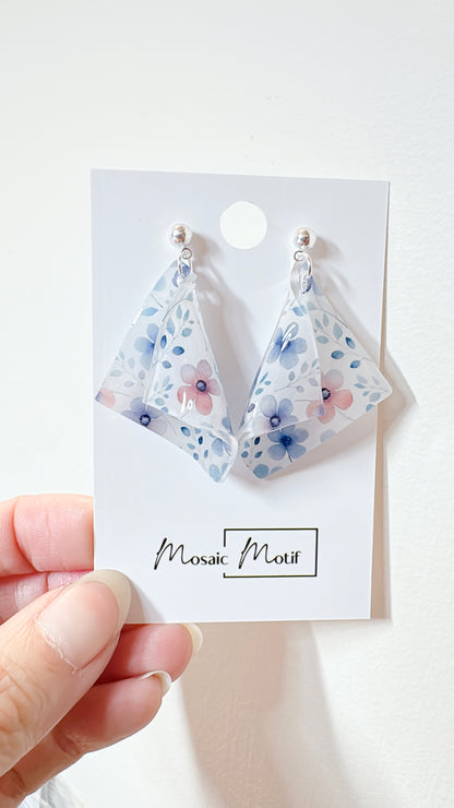 Handkerchief dangle earrings (Summer)