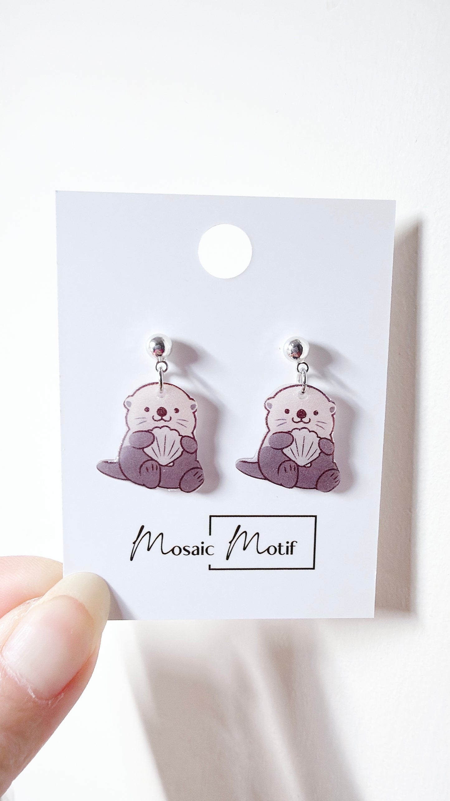 Animals dangle earrings