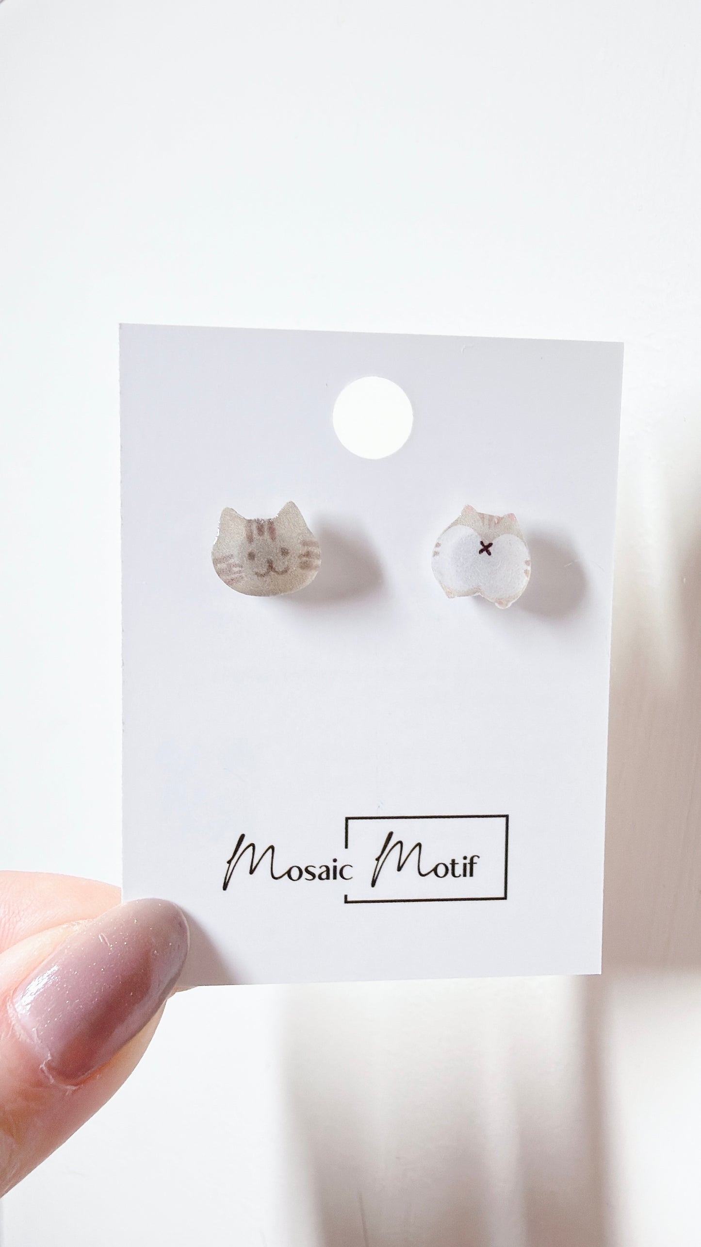 Cat Butt earrings - Cat stud butt earrings