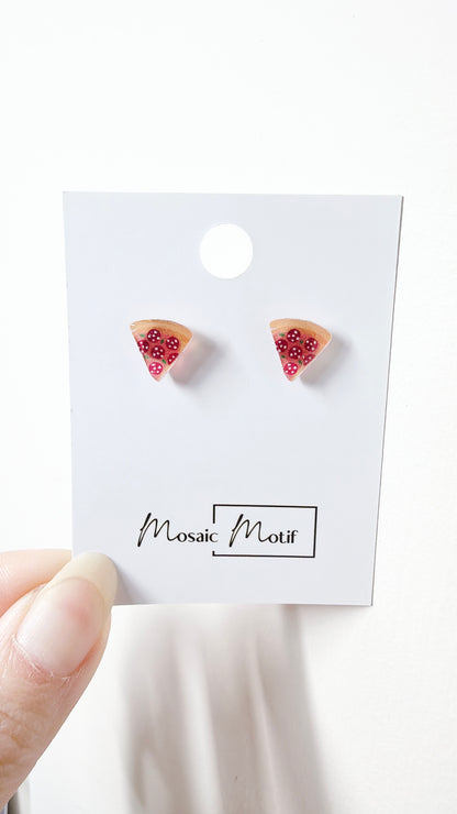 Fast Food stud earrings