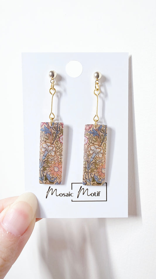 Oil painting earrings (Vintage style)