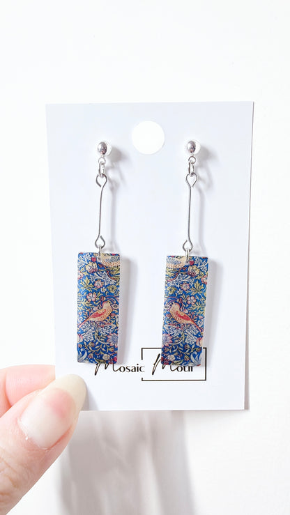 Oil painting earrings (Vintage style)