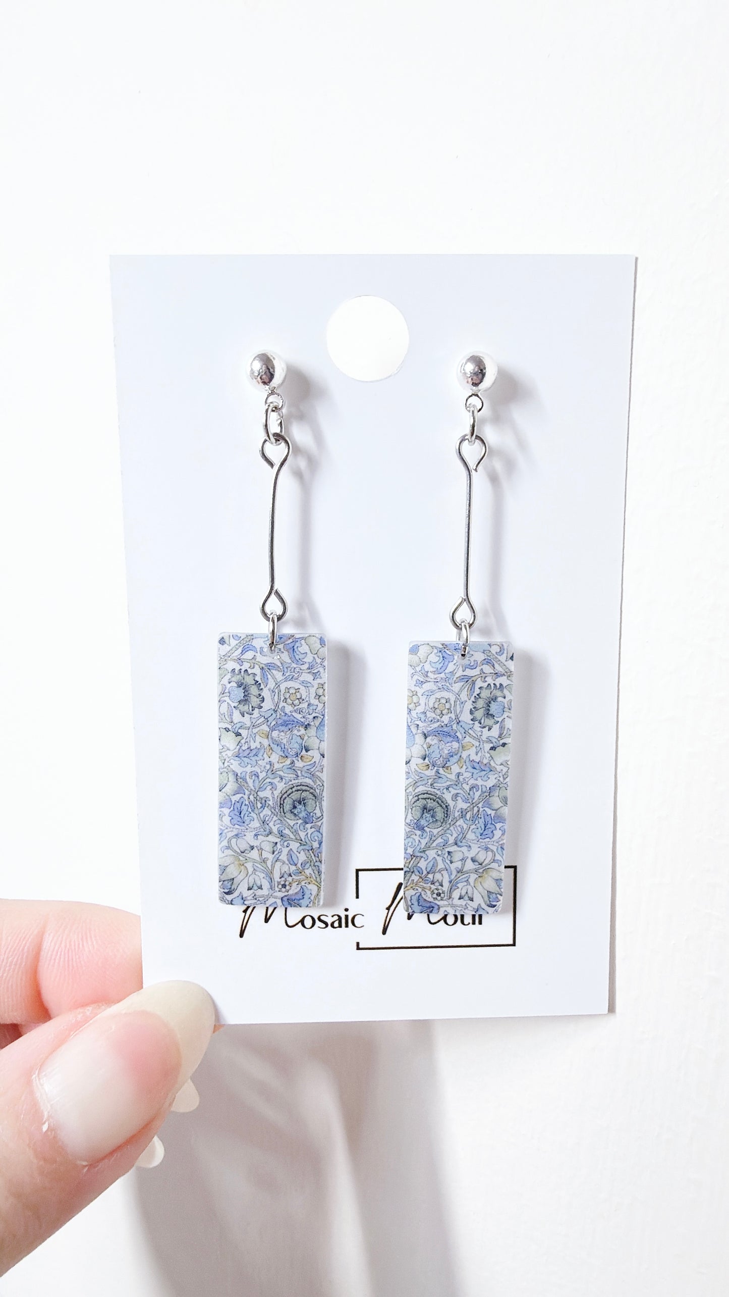 Oil painting earrings (Vintage style)