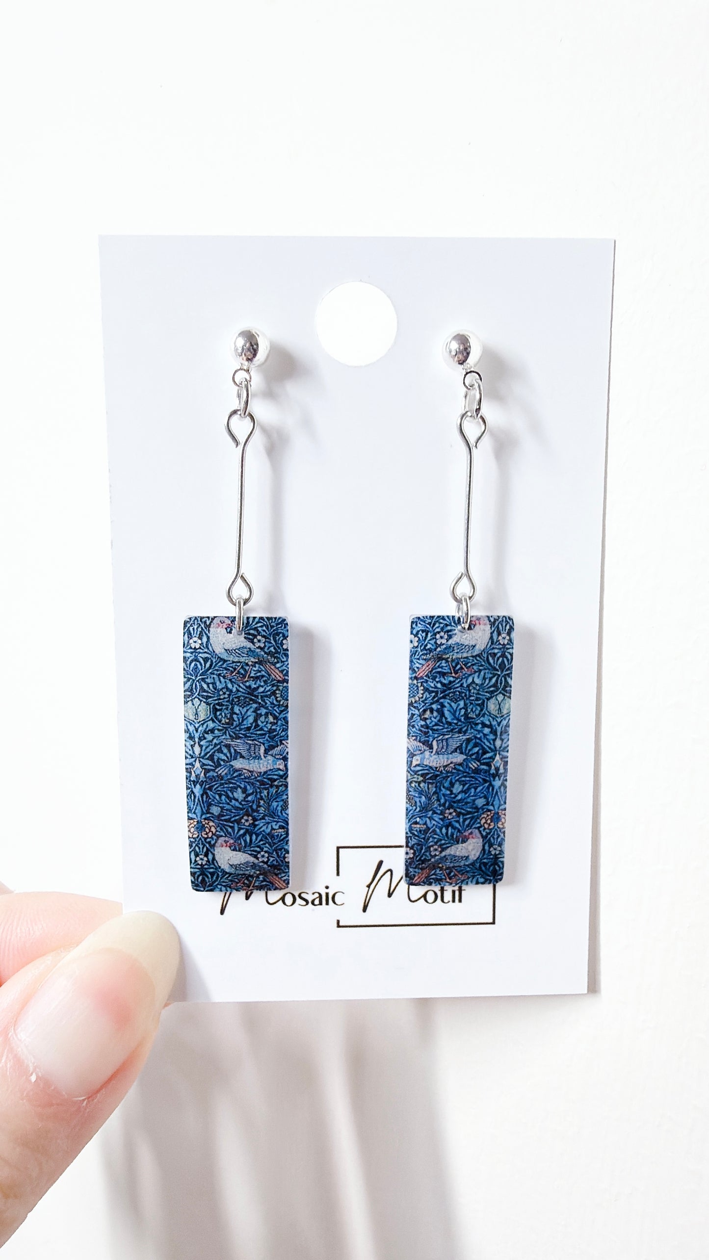 Oil painting earrings (Vintage style)