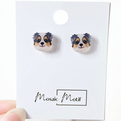 Dog earrings - Dog stud earrings (multiple breeds)
