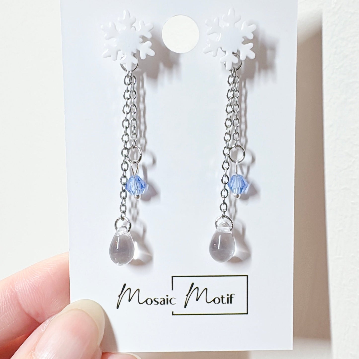 Xmas snowflake 2in1 dangle