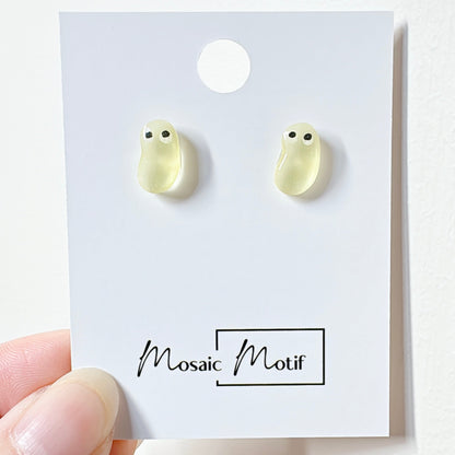 Jelly Bean earrings stud