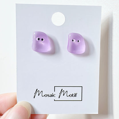 Jelly Bean earrings stud