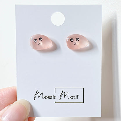 Jelly Bean earrings stud